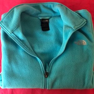 Girls north face fleece jacket